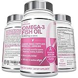 VitaCause Pure Omega 3 Fish Oil - 180 softgels - 3,000MG Per Day