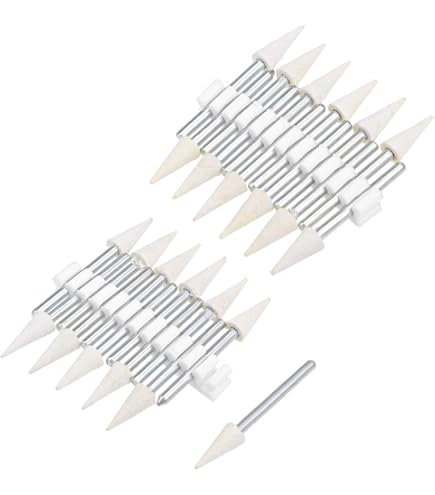 Ensemble de meule de polissage montée en feutre de laine tête de meulage roue de polissage en feutre pour Dremel moule perceuse accessoires d'outils rotatifs