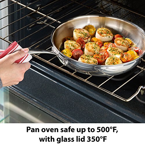 Lagostina Q939SC64 TriPly Stainless Steel Multiclad Dishwasher Safe