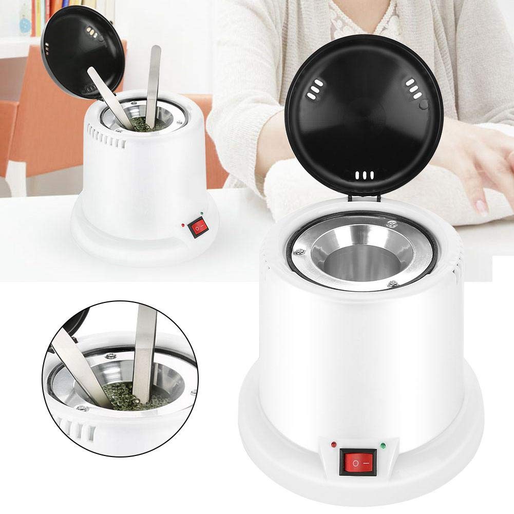 Nail Sterilizer Disinfection Machine - 150 ?High Temperature, Metal Tattoo Art Nipper Clean Pot Tools, 30 Second Disinfect, has Indicator Light(UK)