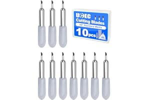 UCEC 10PCS Cutter Blades Compatible with Cricut Joy & Joy Xtra Cutting Machine, Paper Cutter Replacement Standard Blade 45°Cutting Vinyl Fabric, Craft Accessories for DIY Projects