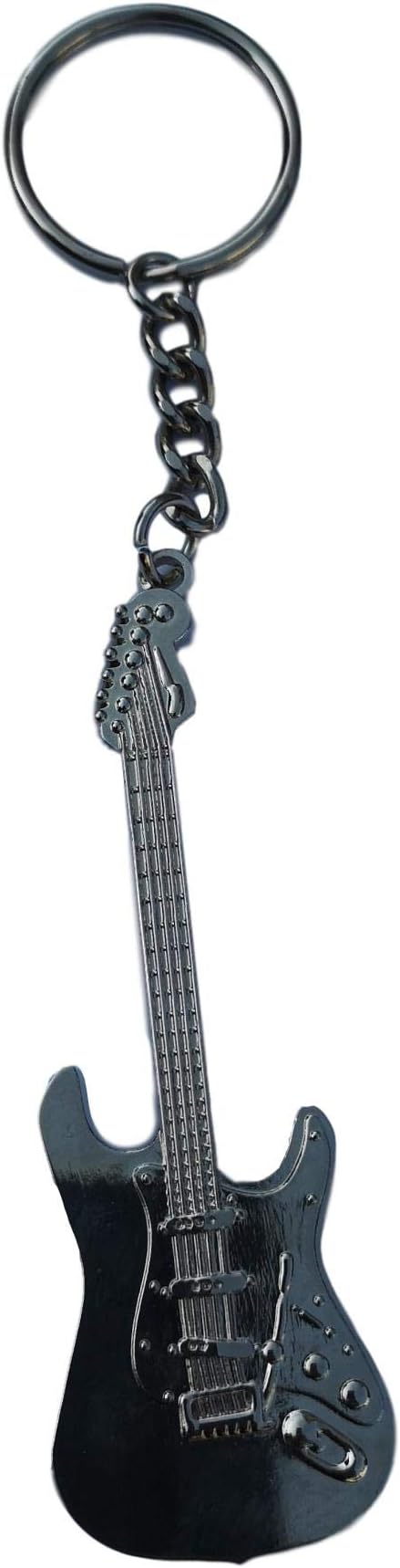 Stratocaster Guitar Bottle Opener Keyring in Gift Pouch - Father's Day Gift