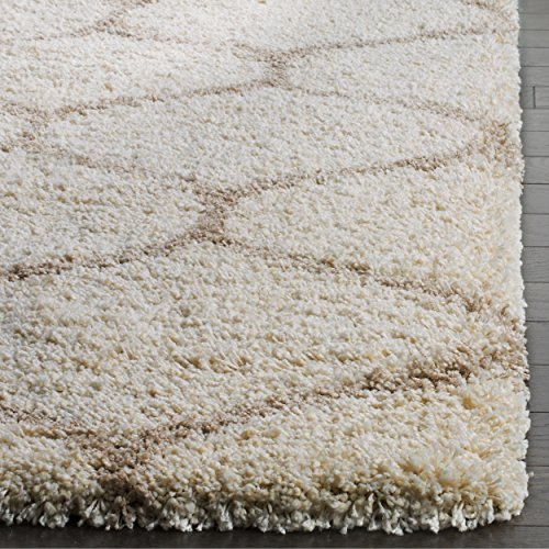 Safavieh Hudson Shag Collection SGH280D Ivory and Beige Area Rug, 2'3