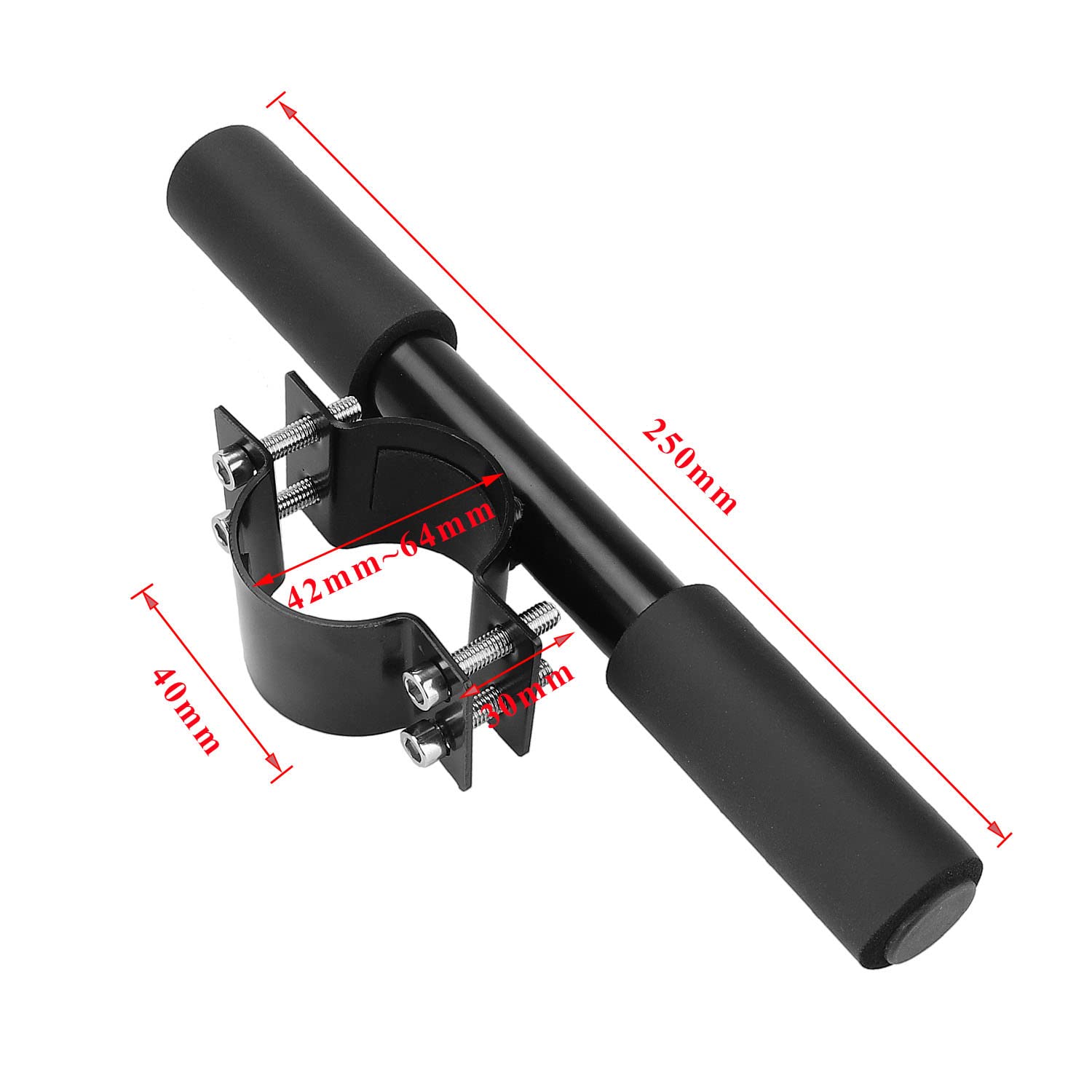 MIMIRACLE Scooter Kids Handle Grip Bar Non-Slip Adjustable Child Safety Handle Compatible with Segway Ninebot Max G30 ES1 ES2 ES3 ES4 E22 E25 Electric Scooter -Without LED Light