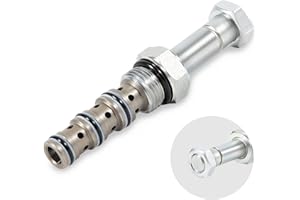 USSURAY SV08-40-0-N-00 Spool Valve, 4-Way, 3 GPM, Fits Valve 08 Series (1/2”Hole) Solenoid Valve and for VC08-4 Cavity