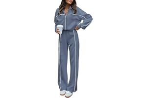 BTFBM Women's Two Piece Tracksuit Fall 2025 Long Sleeve Zip Up Sweatshirt Long Pants Outfits Jogger Sweatsuit Sets
