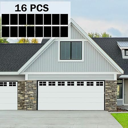 Magnetische Dekorationsgegenstände für Garagentor, 16 Stück, für