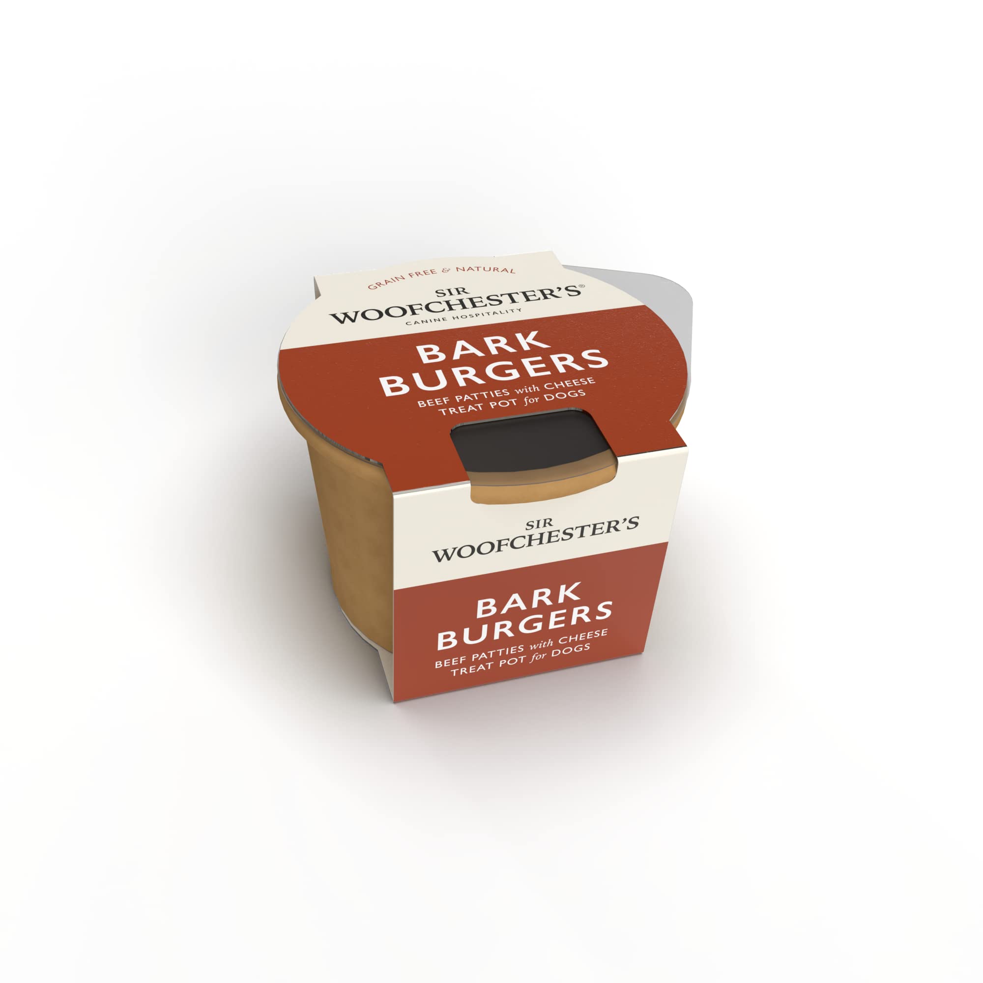 Sir Woofchester Bark Burgers 47g - multi buy 8 pots