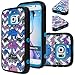 Galaxy S6 Case, E LV Samsung Galaxy S6 Case Full Body Hybrid Armor Protection Defender Case Cover - Dual Layer Armor Protective Case Cover for Samsung Galaxy S6 - [ELEPHANT]