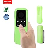 SIKAI Patent New Amazon Fire TV Stick Remote case With Slip-Grip & Secure for Amazon Fire TV Stick Remote Ergonomic design Dustproof Silicone case Luminous Green