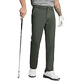 M MAELREG Golf Fleece Lined Pants Men Softshell Water-Resistant Workout Casual Outdoor Hiking Insulated Winter Pants for Men