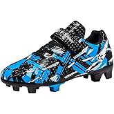 DISRATEBLU Kids Soccer Shoes Boys Football Cleats Professional Athletic Outdoor Trainning Football Shoes Youth Girl Turf Soccer Cleats