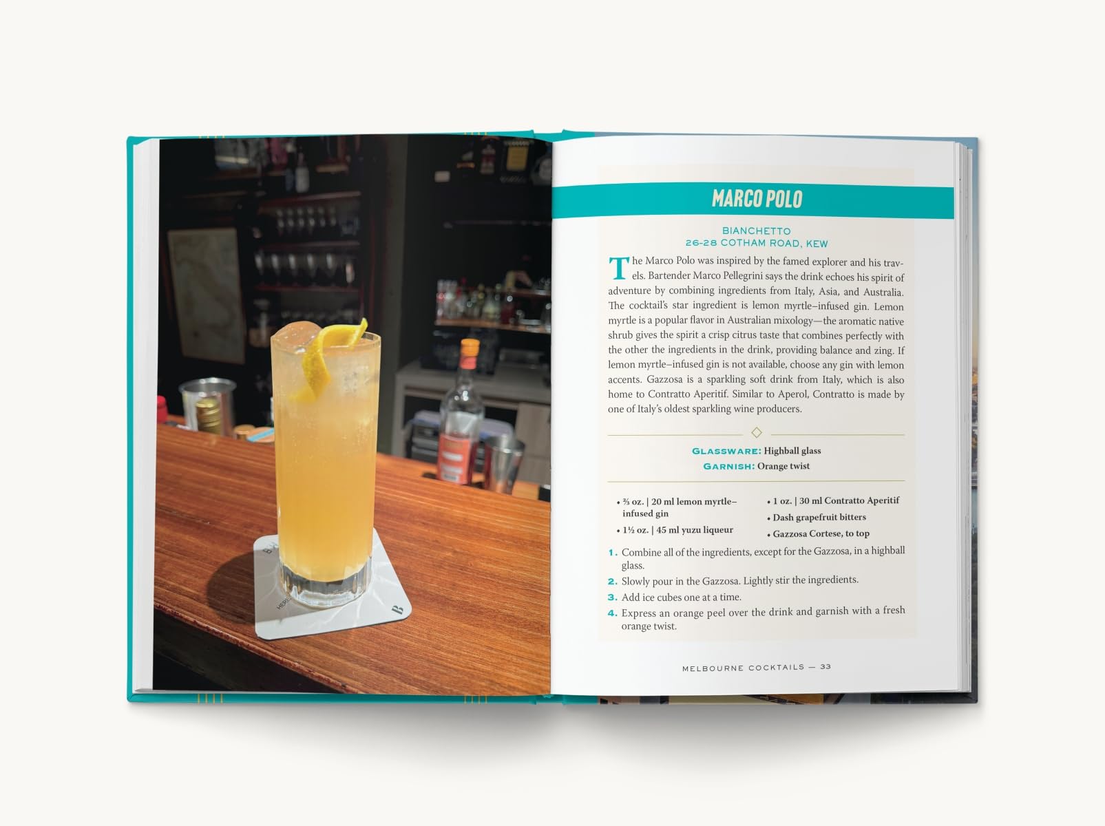 Melbourne Cocktails: An Elegant Collection of Over 100 Recipes Inspired by Oz (City Cocktails)
