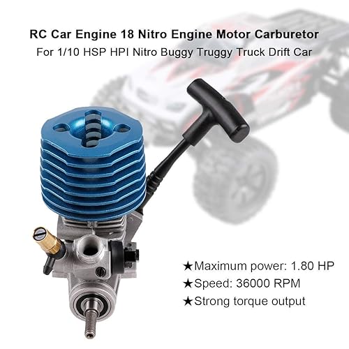 18 RC Car Nitro Engine SH 18 Nitro Engine 36000 RPM with