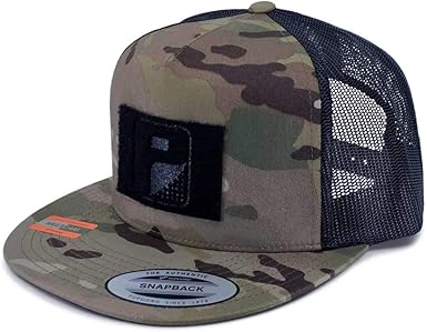 multicam flat bill hat
