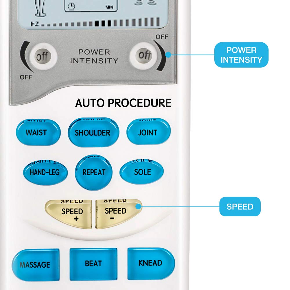 Easy@Home TENS Unit Muscle Stimulator - Electronic Pulse Massager - FDA approved for OTC Use handheld Pain Relief therapy Device – Pain Management on the Shoulder, Joint, Back, Leg&more - #EHE009