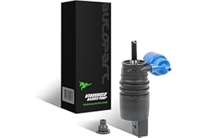 tostmolt 1pc New 12V Front/Rear Windshield Washer Fluid Pump Motor w/Grommet Replacement Kit For Sonic Trax Encore Spark EV Regal TourX Wrangler JK Liberty Patriot Grand Cherokee WK Compass MK & Multi