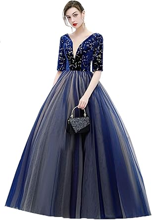 vestidos de 15 años royal blue