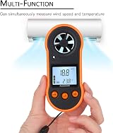 V· Digital Anemometer Wind Speed Meter Temp Airflow 5 Units LCD view 5