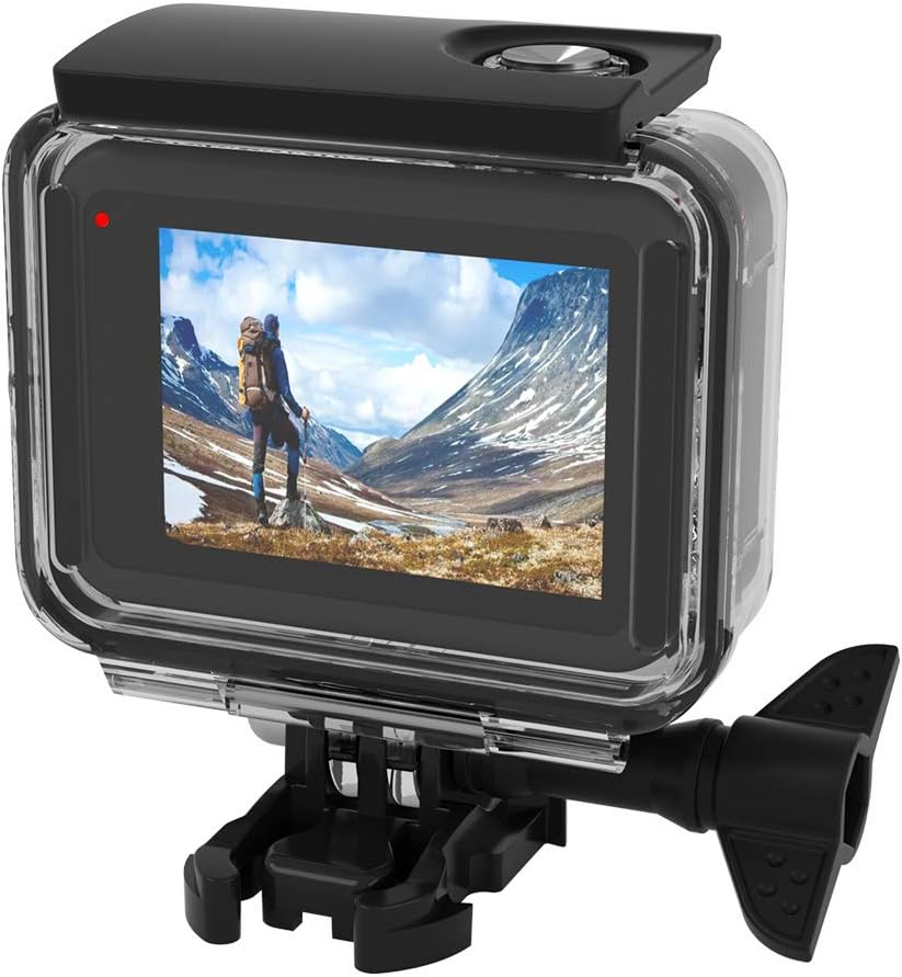 TUTUO Waterproof Protective Housing Case for GoPro Hero 8 Black, Protective Case Accessories Includes Bracket & Screw for GoPro Hero 8 Action Camera