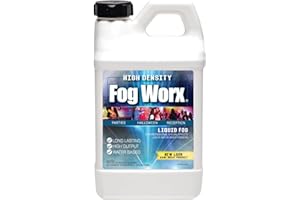 FogWorx Extreme High Density Fog Juice - Long Lasting, High Output, Water Based Fog Machine Fluid - Half Gallon, 64oz