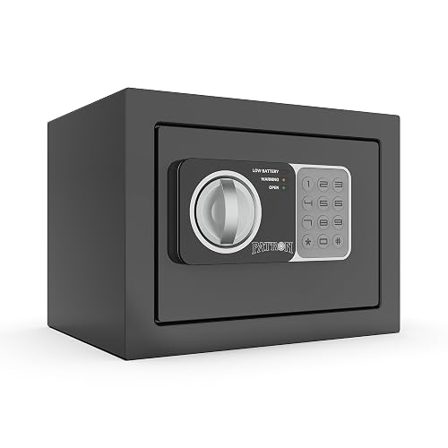 PATRON small safe box with key，mini safe for money，small coin safes for ...