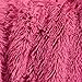 The Connecticut Home Company Throw Blanket, Soft Plush Reversible Shag and Sherpa, Warm Thick Throws for Bed, Comfy Washable Bedding Accent Blankets for Sofa Couch Chair, 65x50, Hot Pink