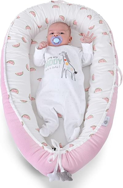 YGJT Baby Nest Pod 0-12 Months Lounger Bassinet Portable Newborn Nest