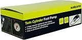 Sakura Twin Cylinder Foot Pump PG270 TWN 52 cm Hose Schrader Only Blue view 2