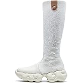 UIN Women's Platform Fashion Boots Comfortable Chunky Art Travel Shoes Cloud Series