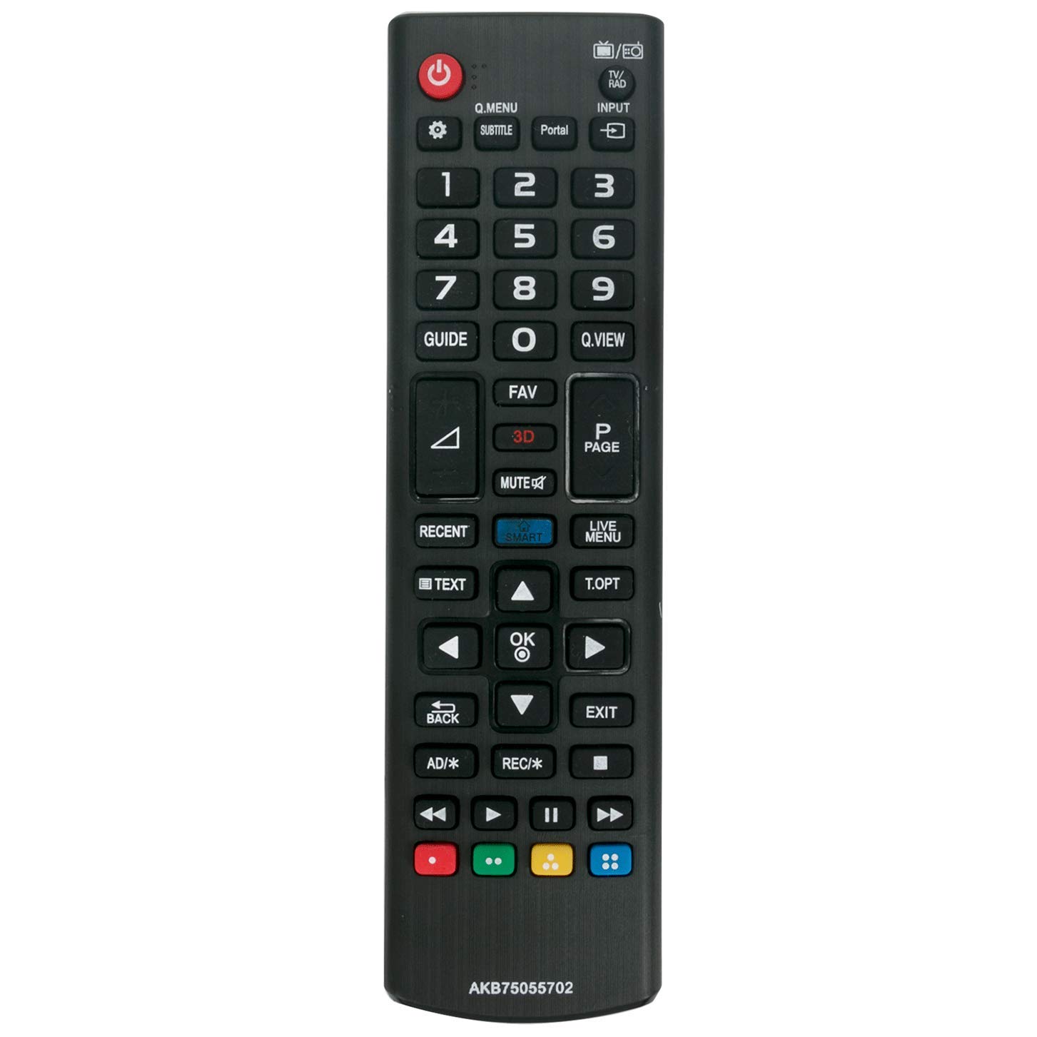 VINABTY AKB75055702 AKB73975729 Remote Control Replacement for LG TV 19MN43D 22MT47DC-PZ 22MT55D-PR 22LY340C 22MT55V-PZ 22MT57D-PZ 23MT55D-PZ 23MT75D-PZ 42LB582V 23MT75D-PZ