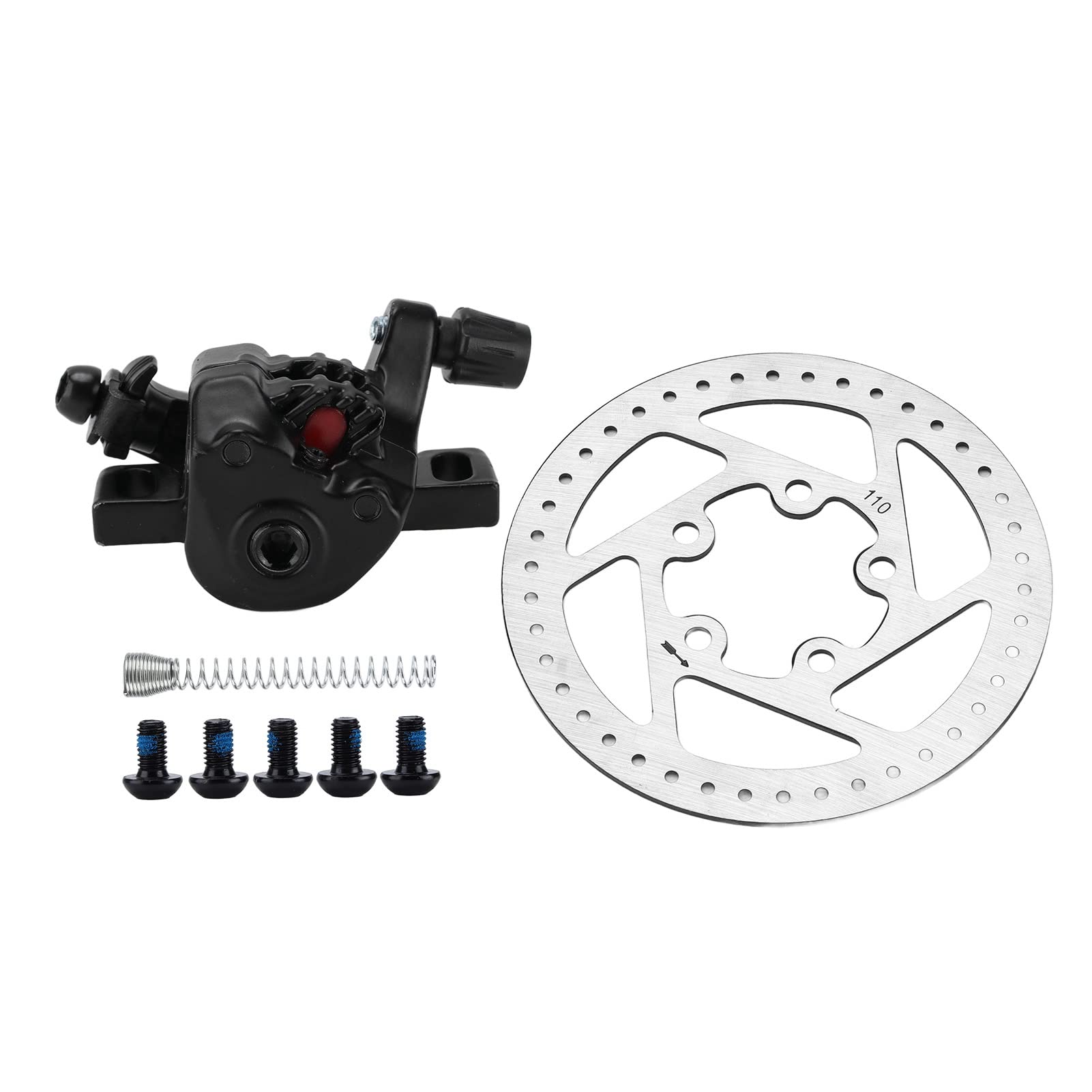 Brake Rotors and Pads Kit, 110mm Disc Rotor Replacement Mechanical Disc Brake Powerstop Brakes and Rotors for Electric Scooter