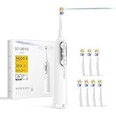 Soocas NEOS II Refresh Set - Electric Toothbrush with Water Flosser, Sonic Electric Toothbrush for Adults, Portable for Travel, Deep Clean for Implants & Braces, Healthier Gums, Pearl White
