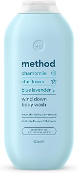Method Wind Down Body Wash Chamomile Blue Lavender 532ml Shower Gel view 1