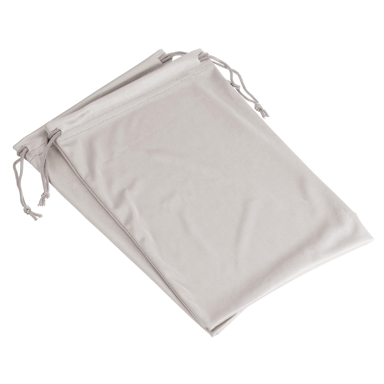 PATIKIL Ski Goggle Bag, 2 Pack 7.1"x10.6" Microfiber Snow Goggles Case Cover Soft Storage Sleeve Drawstring Pouch for Sunglasses Glasses Eyeglasses Camera Lenses Gray