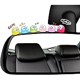 RAPUDA Cute Luminous Soot Sprites,35 Pcs Automotive Interior Decoration Accessories for Car Rearview Mirror and Dashboard,Cute Anime Decor for Home Garden Office,Funny Ornament Gifts(Multicolour)