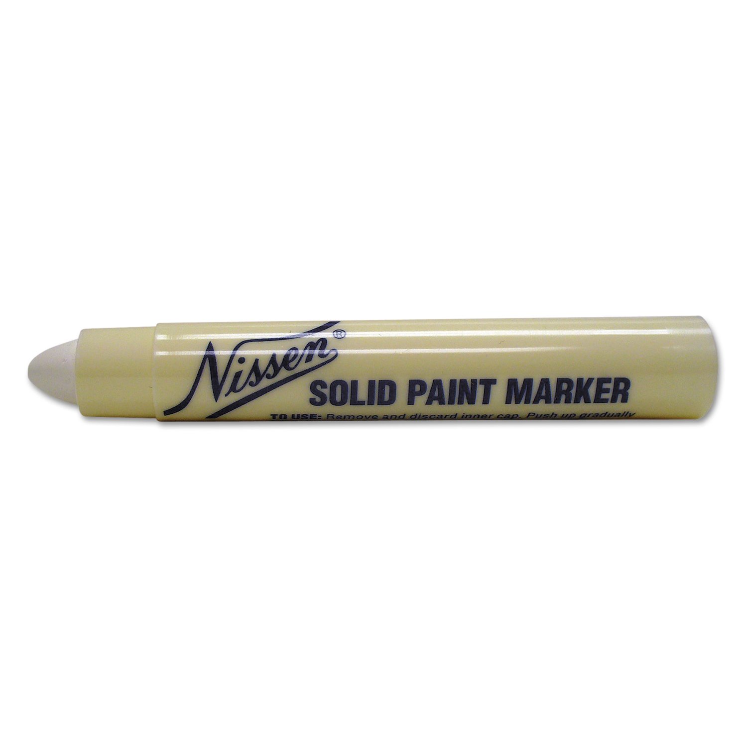 Nissen SPWHS Standard Solid Paint Marker, White Industrial