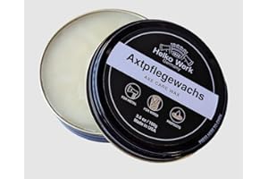 1844 Helko Werk Germany Axe Care Wax - 3 oz. Care & Maintenance Wax for Axe Handle and Axe Head - Protects Wood and Metal (Ax