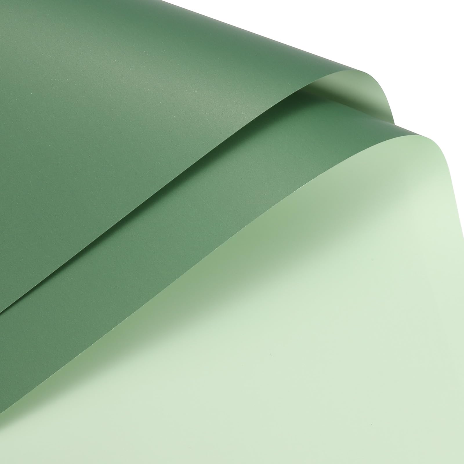 Photo 1 of MECCANIXITY 20 Pcs Double Sided Color Flower Wrapping Paper Grey Green+Turquoise 22.8"x22.8" Waterproof for Florist Bouquet Supplies, DIY Crafts, Gift Box Packaging