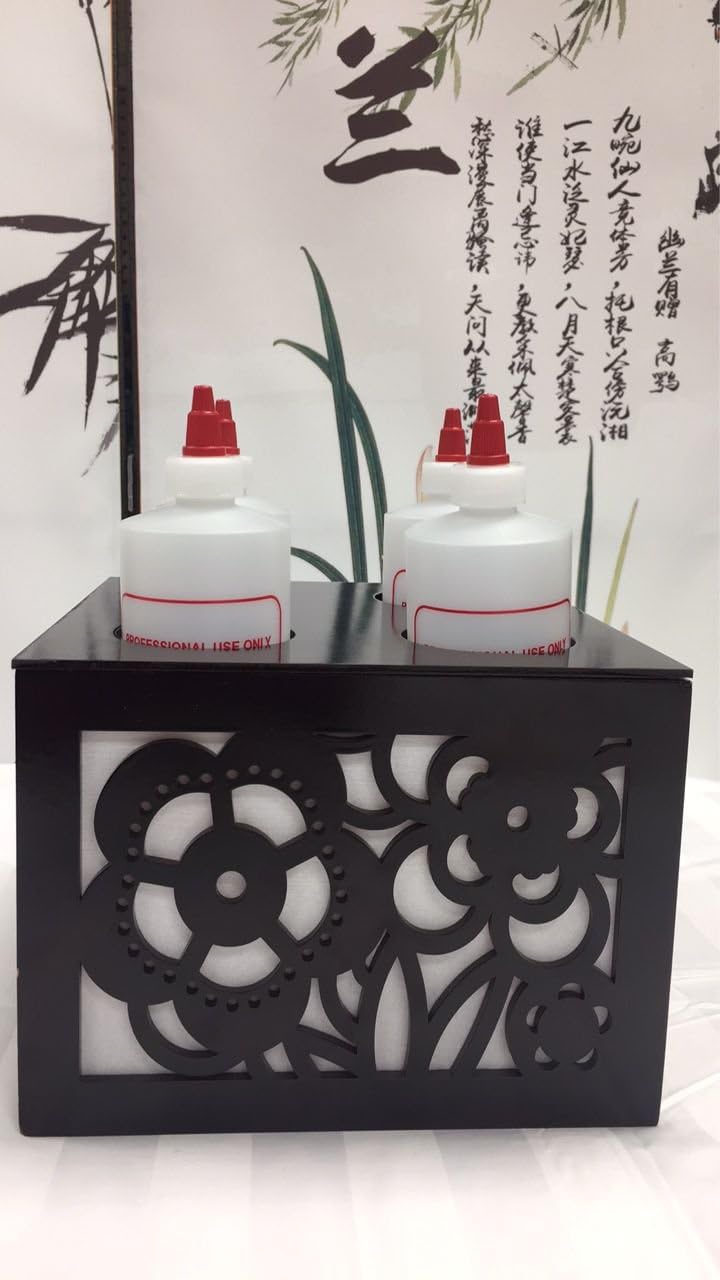 Electric Decorative 4 Massage Oil Bottles Warmer- Adjustable For Heat