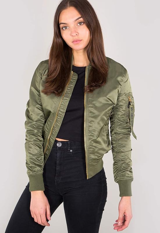 MA-1 VF LW Wmn para mujer, talla M, color sage green/gold