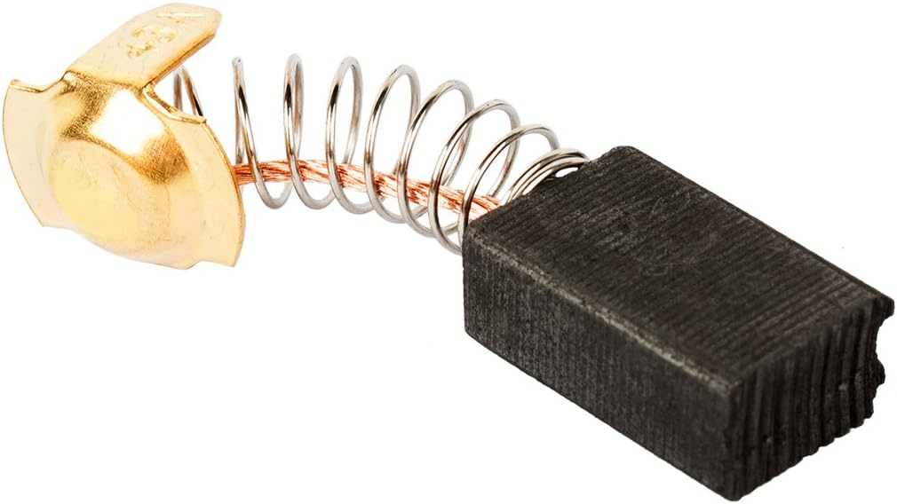 sourcingmap Carbon Brushes for Electric Motors Replacement 17mm x 11mm x 7mm 2pcs, Gray, Gold, 17x11x7mm - Image 3