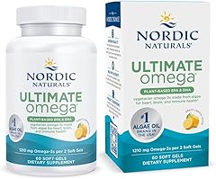 Nordic Naturals Vegan Omega-3, Algae-Based - 1210mg EPA+DHA - 60 Soft Gels | Plant-Based EPA & DHA. Brain & Heart Support. Le