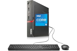 Lenovo ThinkCentre M900 Tiny Desktop Computer Micro PC, Intel Core i5-6500T Up to 3.1 GHz, 16GB RAM, 256GB SSD, USB 3.0, Disp