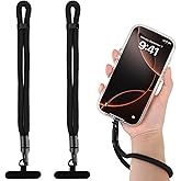 mgmooa 2 Pack Phone Wrist Strap, Anti Theft Wrist Lanyard for iPhone Case and Camera, 360° Rotating Phone Strap Lanyard, Secure Phone Wristlet Strap for Travel