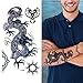 Supperb® Temporary Tattoos - Blue Dragon (Set of 2)