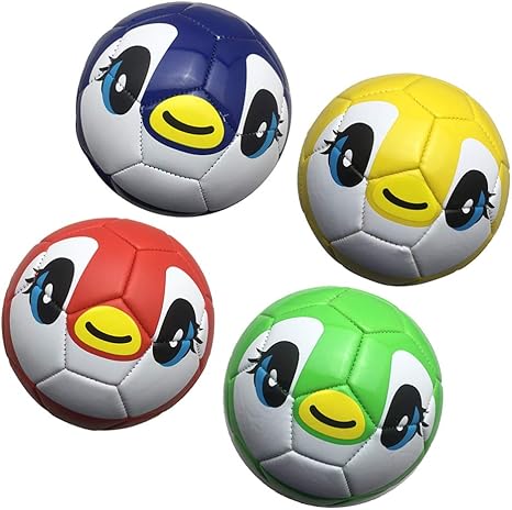 perfeclan 4X Bolas de Fútbol de PU Suave Patraón Lindos Pelota ...