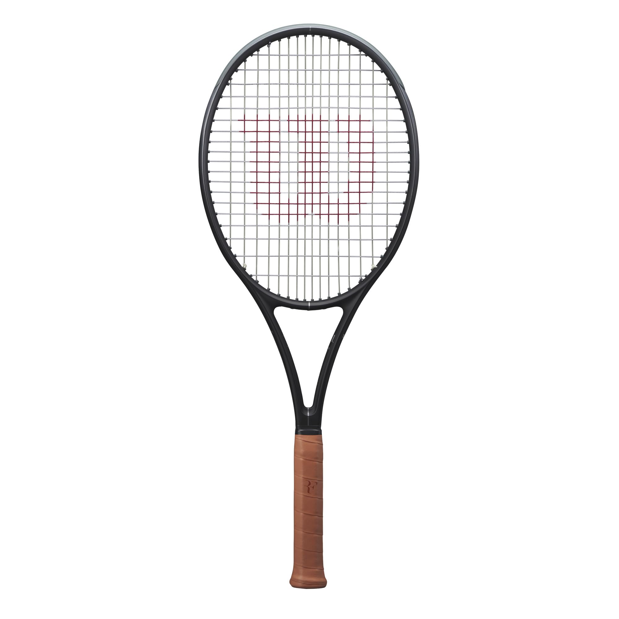 Photo 1 of Wilson RF 01 Future Strung Performance Tennis Racket - Grip Size 2-4 1/4", Strung with Sensation 16 Natural at Mid Range Tension