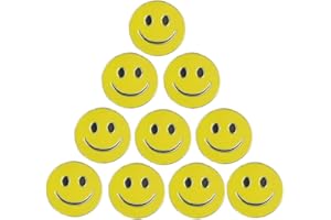 PINMEI Lot of 10 Golf Ball Markers Assorted Patterns - Soft Enamel Technique