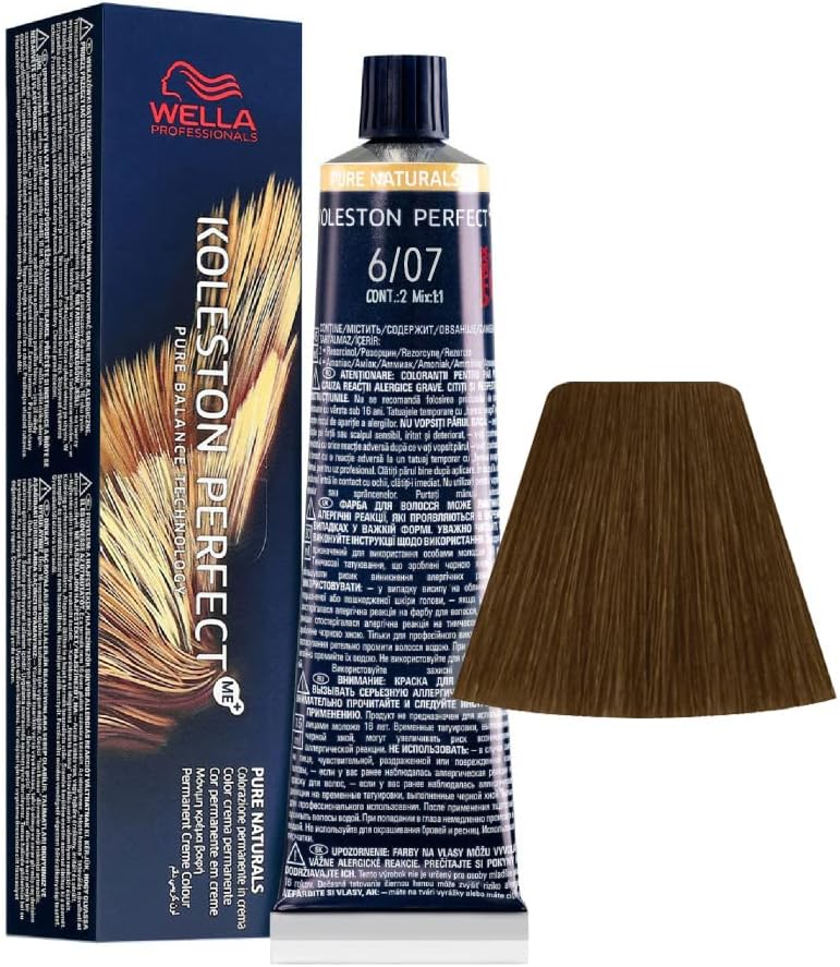Wella Koleston Perfect Me+ 6/07 Dark Blonde Natural Brown Hair Color 60ml